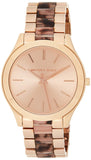 Michael Kors Runway Rose Gold Dial Two Tone Steel Strap Watch for Women - MK4301