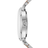 Michael Kors Portia Quartz Silver Dial Two Tone Steel Strap Watch For Women - MK3709