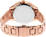 Michael Kors Liliane Three Hand Rose Gold Dial Rose Gold Steel Strap Watch For Women - MK4651