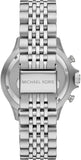 Michael Kors Bayville Chronograph Black Dial Silver Steel Strap Watch For Men - MK8725