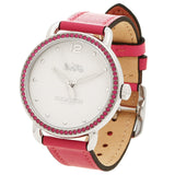 Coach Delancey White Dial Red Leather Strap Watch for Women - 14502879