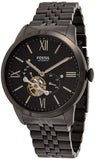 Fossil Townsman Multi Function Mechanical Black Dial Black Steel Strap Watch for Men - ME3062