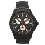 Gucci G-Timeless Chronograph Black Dial Black Steel Strap Watch For Men - YA126268