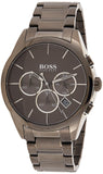 Hugo Boss Classic Grey Dial Grey Steel Strap Watch for Men - 1513364