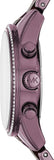 Michael Kors Ritz Chronograph Purple Dial Purple Steel Strap Watch For Women - MK6720