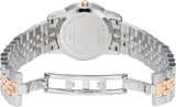 Movado Museum Classic Mother of Pearl White Dial Two Tone Steel Strap Watch for Women - 0607077