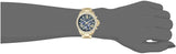 Michael Kors Wren Diamonds Blue Dial Gold Steel Strap Watch for Women - MK6291