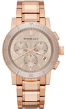 Burberry The City Rose Gold Dial Rose Gold Steel Strap Watch for Women - BU9703