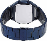 Fossil Retro Analog-Digital Black Dial Blue Steel Strap Watch for Men - FS5896