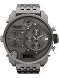 Diesel Mr Daddy 1.0 Gray Dial Gray Stainless Steel Watch For Men - DZ7247