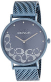 Coach Perry Blue Dial Blue Mesh Bracelet Watch for Women - 14503824