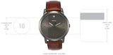 Fossil The Minimalist 3H Grey Dial Brown Leather Strap Watch for Men - FS5479