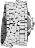 Michael Kors Runway 18K Rhodium Plated Triple Wrap Silver Dial Silver Steel Strap Watch for Women - MK7451