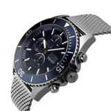 Hugo Boss Ocean Edition Blue Dial Black Mesh Bracelet Watch for Men - 1513702