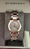 Burberry Heritage Rose Gold Dial Rose Gold Steel Strap Watch for Women - BU9215