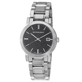 Burberry The City Black Dial Silver Stainless Steel Strap Watch for Women - BU9001