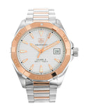 Tag Heuer Aquaracer Calibre 5 41mm Automatic White Dial Silver Steel Strap Watch for Men - WAY2150.BD0911