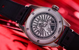 Tag Heuer Autavia Calibre 5 Chinese New Year Maroon Dial Maroon Leather Strap Watch for Men - WBE5193.FC8300