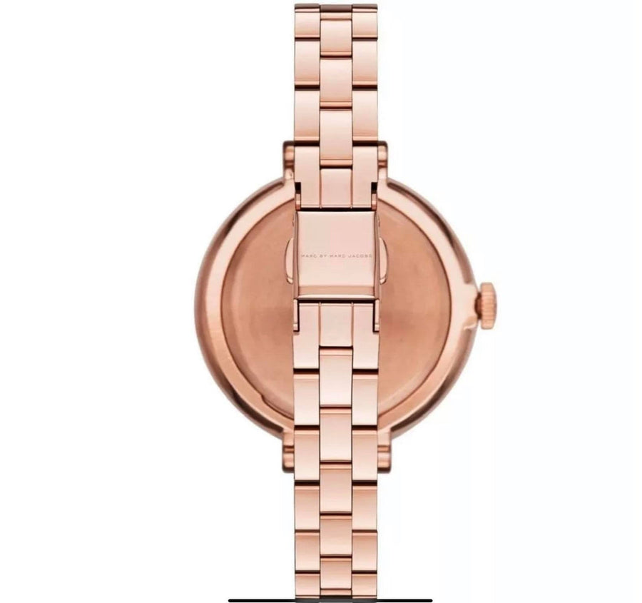 Marc Jacobs Sally Rose Gold Dial Rose Gold Steel Strap Watch for Women - MBM3364