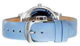 Tommy Hilfiger Brooke Silver Dial Blue Leather Strap Watch for Women - 1782023