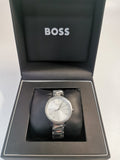 Hugo Boss Signature Silver Dial Silver Steel Strap Watch for Women - 1502539