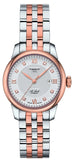 Tissot Le Locle Lady Automatic Silver Dial Two Tone Steel Strap Watch For Women - T006.207.22.036.00