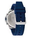 Tommy Hilfiger Blaze Chronograph Blue Dial Blue Rubber Strap Watch For Men - 1792027