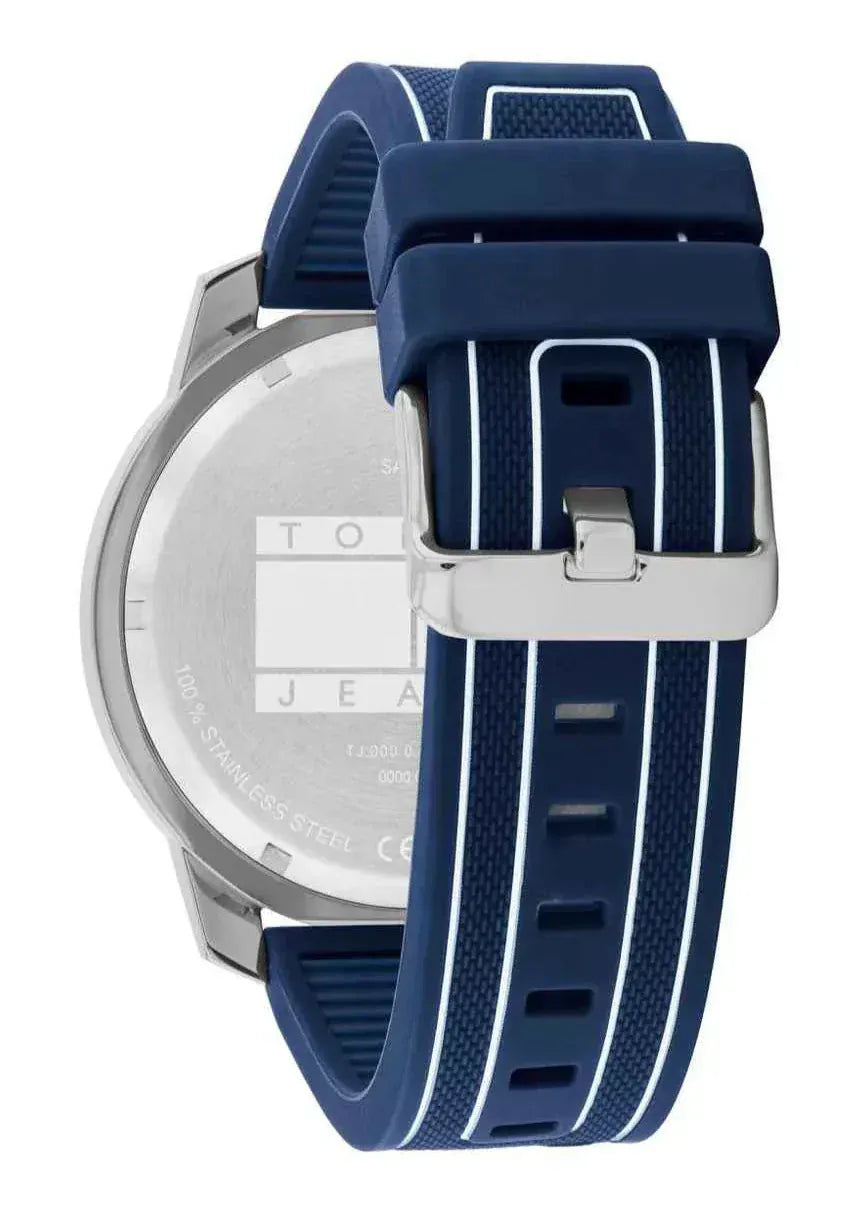 Tommy Hilfiger Wynwood Chronograph Blue Dial Blue Silicon Strap Watch For Men - 1710582