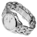 Tissot T Trend Couturier Chronograph White Dial Silver Steel Strap Watch For Men - T035.410.11.031.00