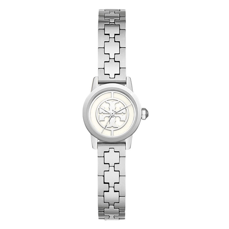 Tory Burch Reva Silver Dial Silver Steel Strap Watch for Women - TBW4044