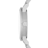 Burberry The City Silver Dial Silver Steel Strap Watch for Men - BU9037