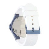 Guess Overdrive Chronograph White Dial White Rubber Strap Watch for Women - W0149L6