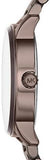 Michael Kors Kinley Brown Dial Brown Steel Strap Watch for Women - MK6245