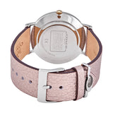 Coach Perry White Dial Beige Leather Strap Watch for Women - 14503157