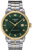 Tissot Luxury Powermatic 80 Green Dial Silver Steel Strap Watch For Men - T086.407.22.097.00