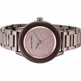 Michael Kors Kinley Brown Dial Brown Steel Strap Watch for Women - MK6245