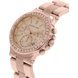 Michael Kors Dylan Rose Gold Rose Gold Steel Strap Watch for Women - MK5586