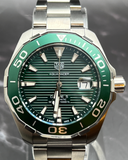 Tag Heuer Aquaracer Green Dial Watch for Men - WAY201S.BA0927