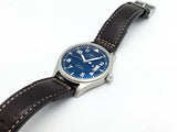 IWC Pilots Watch Mark XVII Edition Le Petit Prince Blue Dial Brown Leather Strap Watch for Men - IW326506