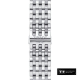 Tissot T Classic Bridgeport Silver Dial Silver Mesh Bracelet Watch For Men - T097.410.11.038.00