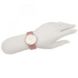 Coach Perry Mother of Pearl White Dial Pink Leather Strap Watch for Women - 14503243