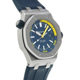 Audemars Piguet Royal Oak Offshore Diver Blue Dial Blue Rubber Strap Watch for Men - 15710ST.OO.A027CA.01