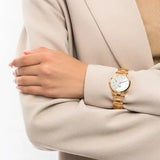 Gold watch on wrist, 7knj3m2qv3qr3d57syv5250ovazymdwf