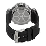 Tissot T Race Chronograph Anthracite Black Dial Black Rubber Strap Watch For Men - T115.417.27.061.00