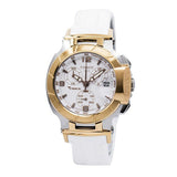 Tissot T Race Chronograph White Dial White Rubber Strap Watch for Women - T048.217.27.017.00