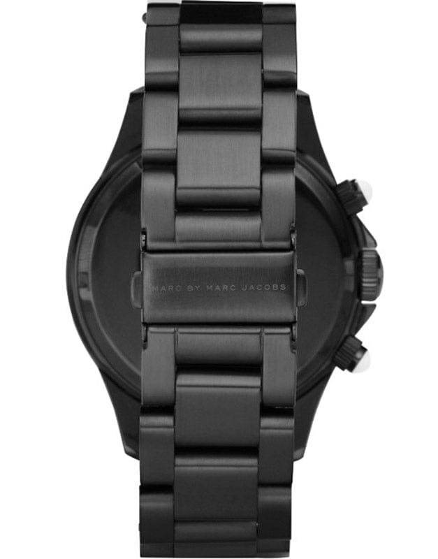 Marc Jacobs Rock Chronograph Limited Edition Gray Dial Gray Steel Strap Watch for Women - MBM5025