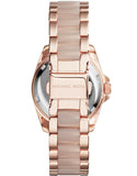 Michael Kors Blair Rose Gold Dial Two Tone Steel Strap Watch for Women - MK6175