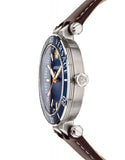 Versace Greca Sport Analog Blue Dial Brown Leather Strap Watch For Men - VEZ300121