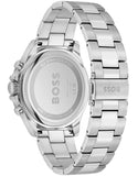 Hugo Boss Troper Chronograph Blue Dial Silver Steel Strap Watch For Men - 1514057