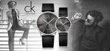 Calvin Klein Firm Black Dial Black Leather Strap Watch for Women - K3N231C1